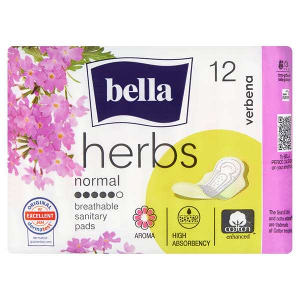 Bella Herbs Verbéna egészségügyi betét - 12 db