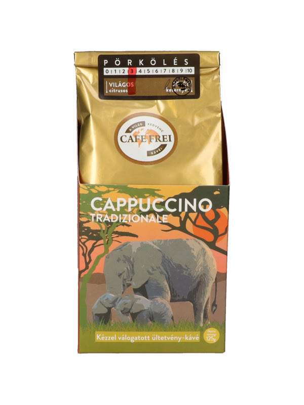 Cafe Frei Cappuccino Tradizionale szemes kávé - 125 g