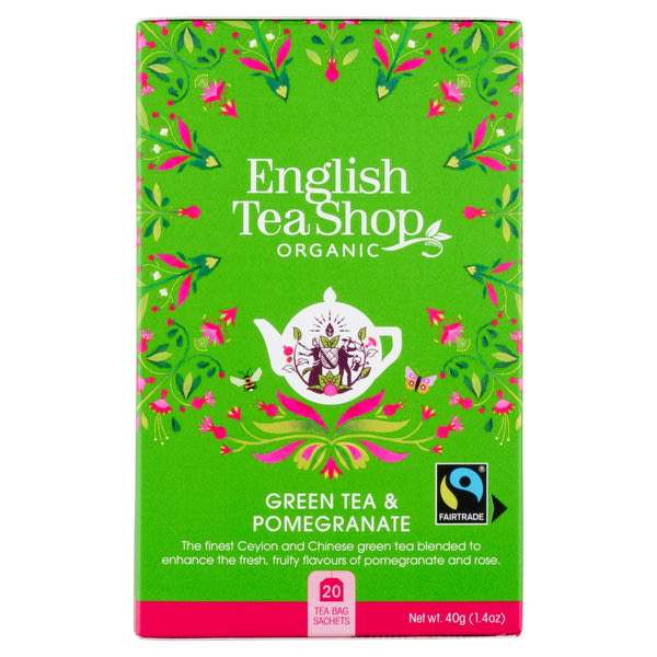 English Tea Shop bio zöld tea gránátalmával - 40 g