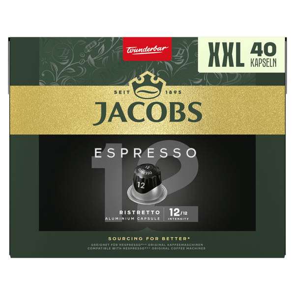 Jacobs Ristretto Nespresso kávékapszula - 40 db