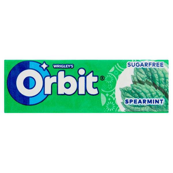Orbit drazsé spearmint - 14 g