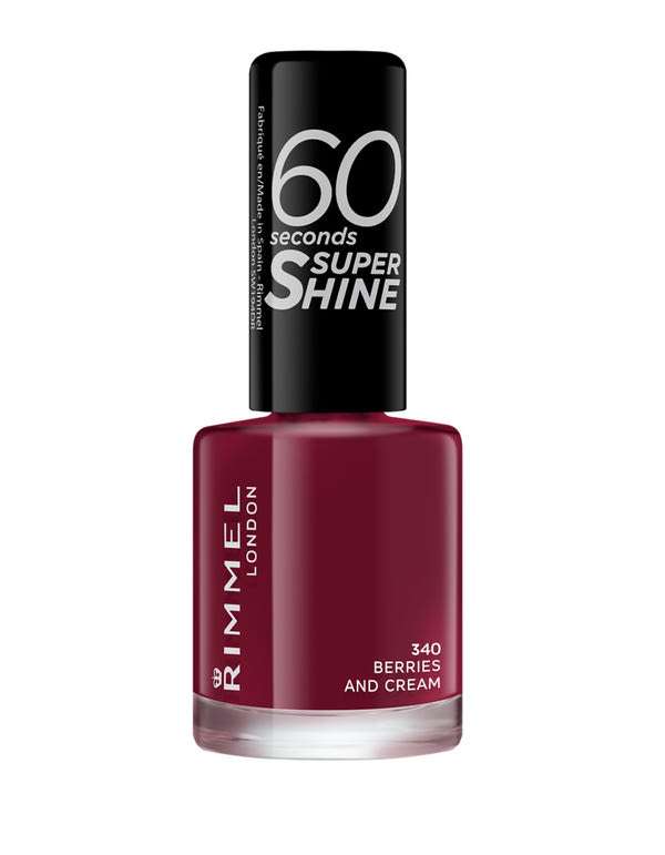 Rimmel 60 seconds Super Shine körömlakk /340 berries and cream - 1 db