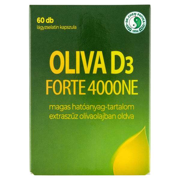 Dr. Chen Patika Oliva D3 Forte 4000 Ne kapszula - 60 db
