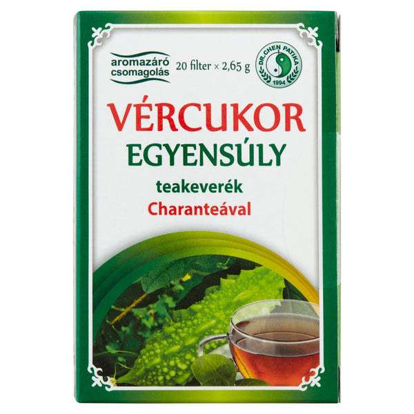 Dr. Chen Patika Vércukor Egyensúly teakeverék Charanteával- 53 g