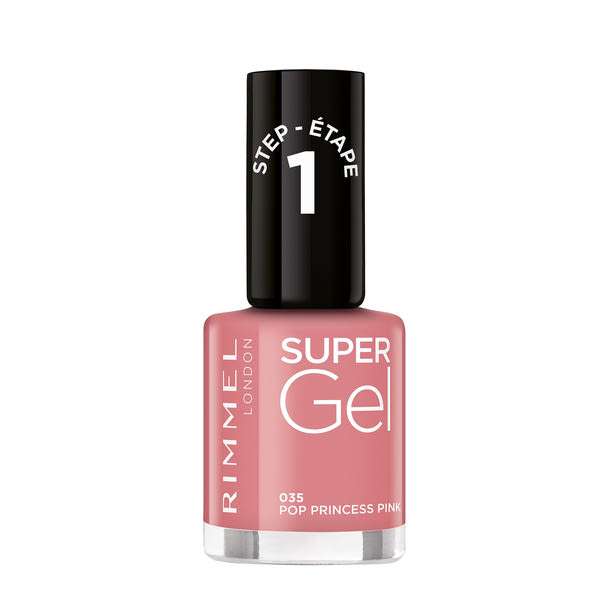 Rimmel Super Gel körömlakk /035 pop princess pink - 1 db