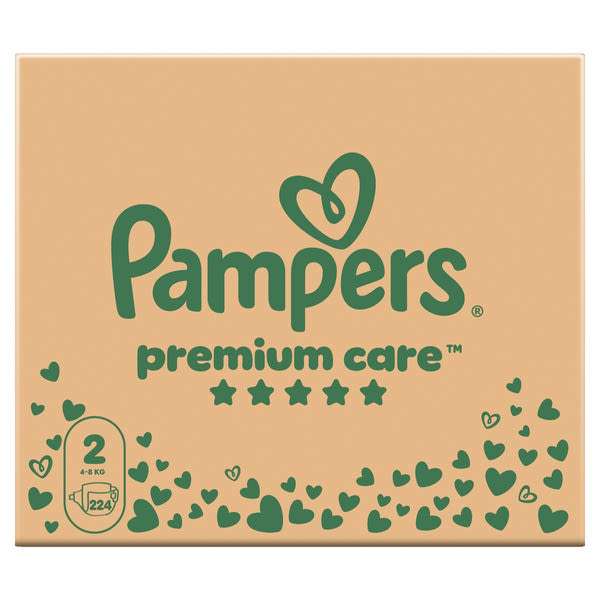 Pampers Premium Care pelenka 2-es méret 4-8kg - 224 db