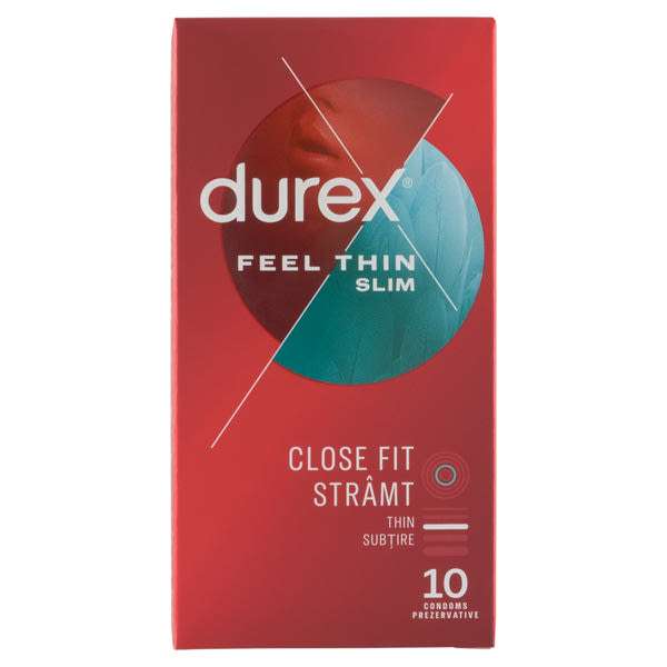 Durex Feel Thin Slim Fit óvszer - 10 db