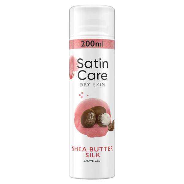 Gillette Satin Care Shea Butter Silk borotvazselé - 200 ml