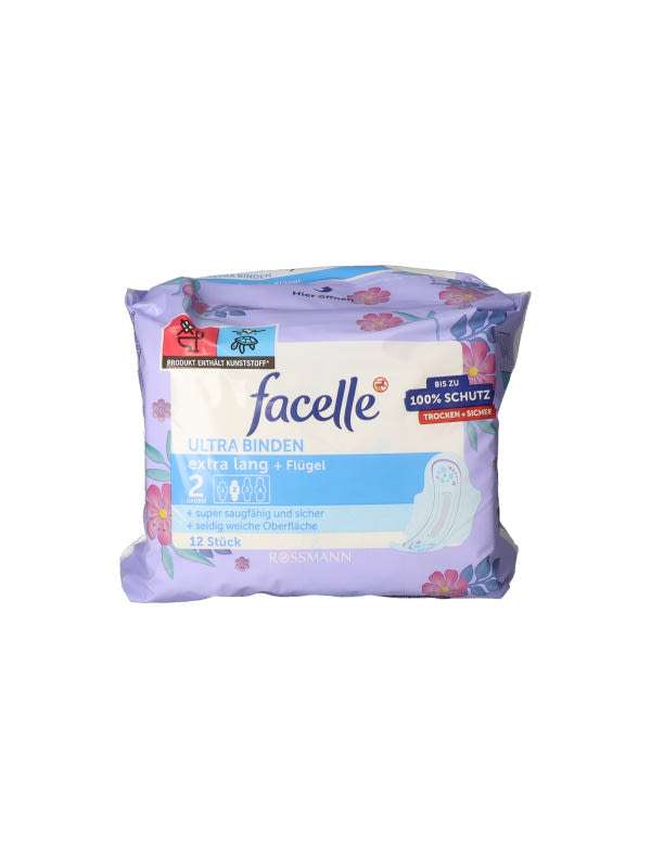 Facelle extra hosszú, ultra betét - 12 db