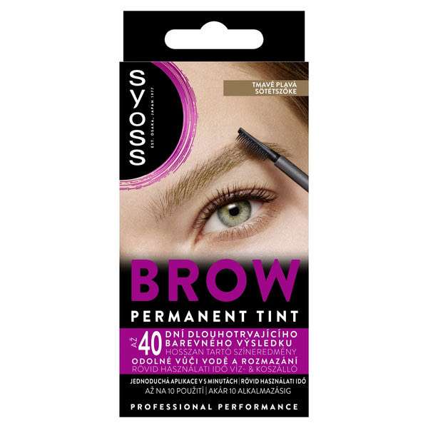Syoss Brow Tint szemöldökfesték sötétszőke - 1 db