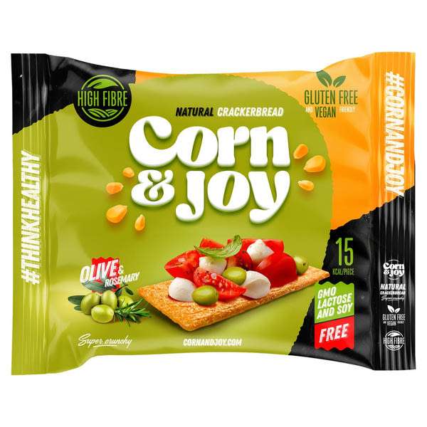 Corn&Joy extrudált kenyér rozmaring és olívaolaj ízesítéssel - 80 g