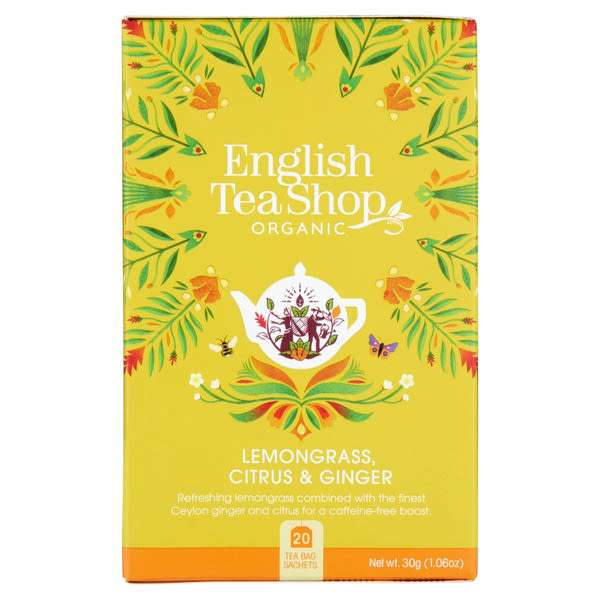 English Tea Shop bio citromfű tea gyömbér-citrom - 30 g