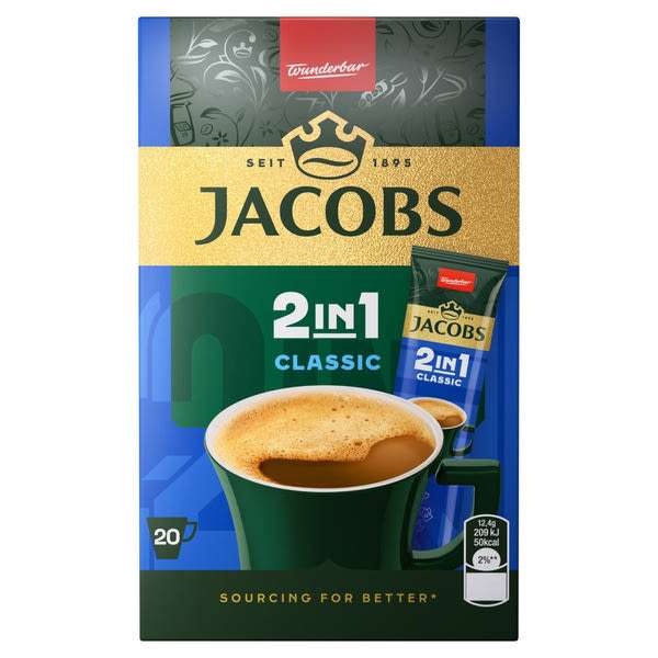 Jacobs Original 2in1 kávé 280 g - 20 db
