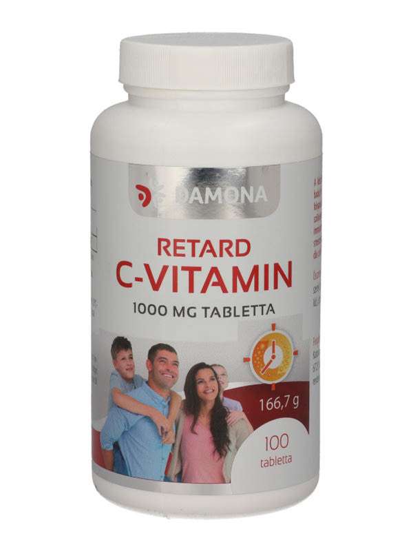 Damona Retard C-vitamin 1000 mg tabletta - 100 db