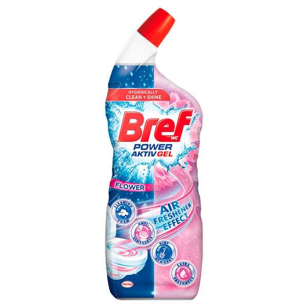 Bref Power Aktiv Gel Flower WC tisztító - 700 ml