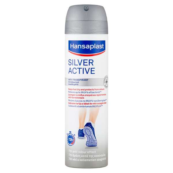 Hansaplast Silver Active lábspray - 150 ml