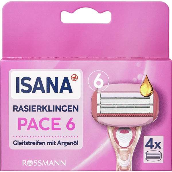 Isana női borortvabetét 6 pengés - 4 db