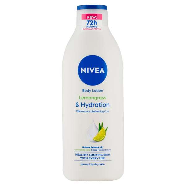 Nivea Lemongrass & Hydration testápoló tej - 400 ml