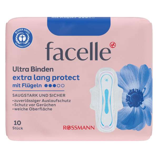 Facelle Ultra Binden éjszakai egészségügyi betét - 10 db