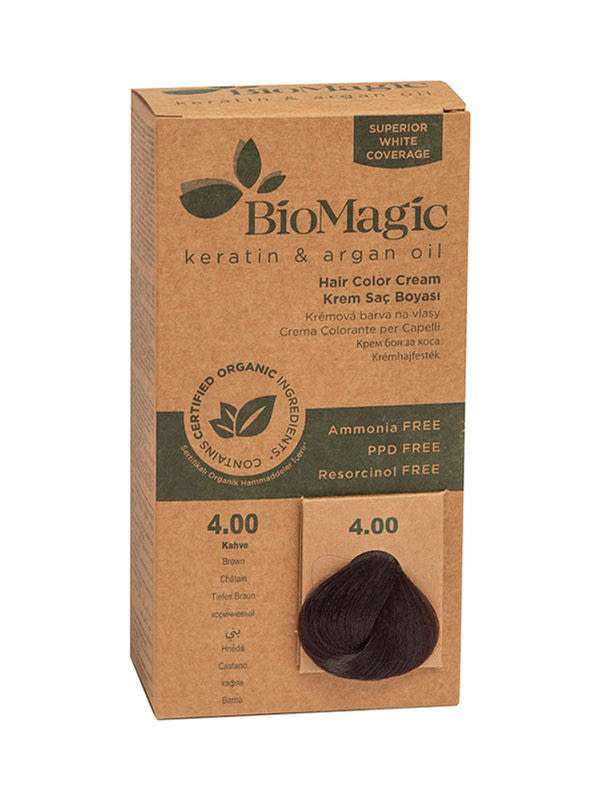 Biomagic hajfesték /4.00 barna - 1 db
