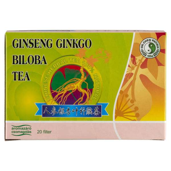 Dr. Chen Patika Ginseng Ginkgo Biloba Zöld tea - 60 g