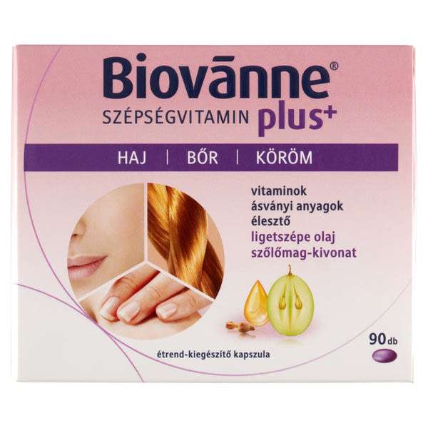 Biovanne Plusz szépségvitamin kapszula - 90 db