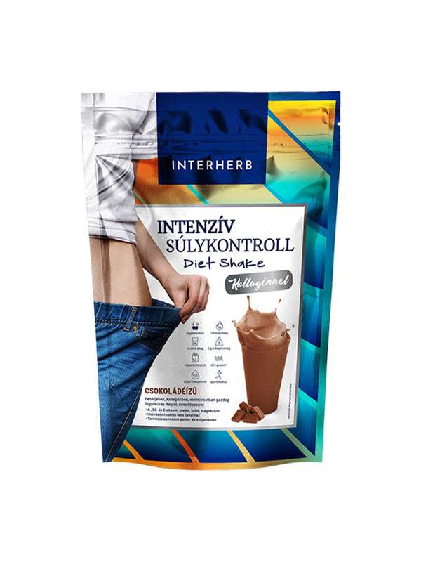 Interherb Diet Shake kollagénnel, csokoládé izű - 528 g