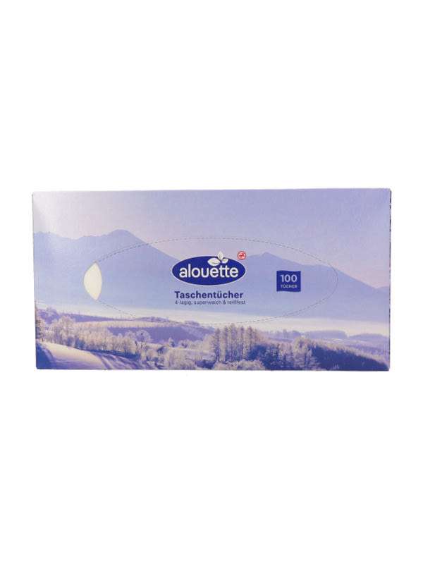 Alouette 4 Rétegű Boxba Papírzsebkendő - 100 db