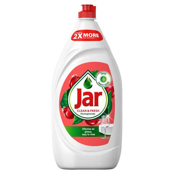 Jar Clean & Fresh Pomegranate folyékony mosogatószer - 1350 ml