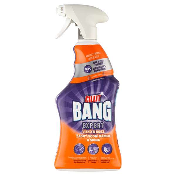 Cillit Bang Turbo Power Vízkőmentes Csillogás Vízkőtisztító Spray - 750 ml