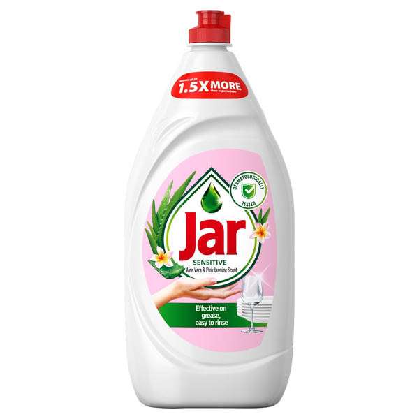 Jar Sensitive folyékony mosogatószer aloe vera és jázmin illattal - 1350 ml