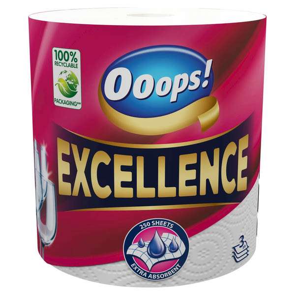 Ooops! Excellence konyhai papírtörlő 3 rétegű - 1 db