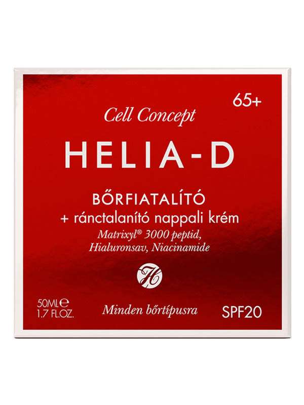 Helia-D Cell Concept bőrfiatalító + ránctalanító nappali krém 65+ - 50 ml