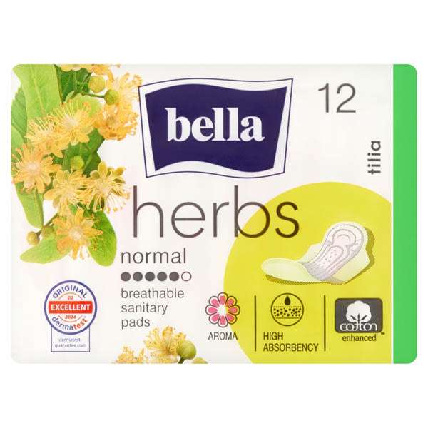 Bella Herbs Tilia egészségügyi betét - 12 db