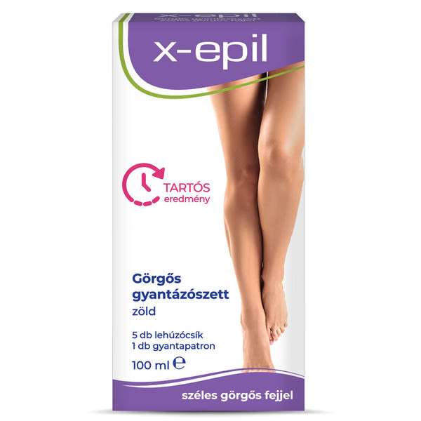 X-Epil Görgős gyantázószett zöld patronnal - 1 db
