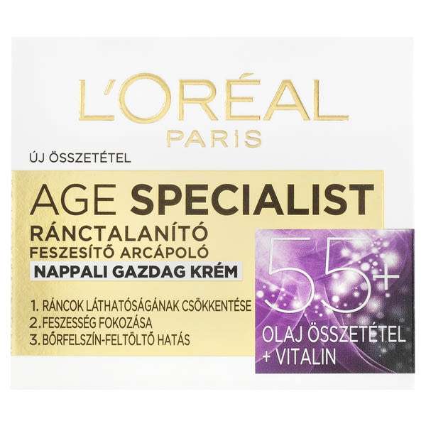 L'Oréal Paris Age Specialist nappali arckrém 55+  - 50 ml