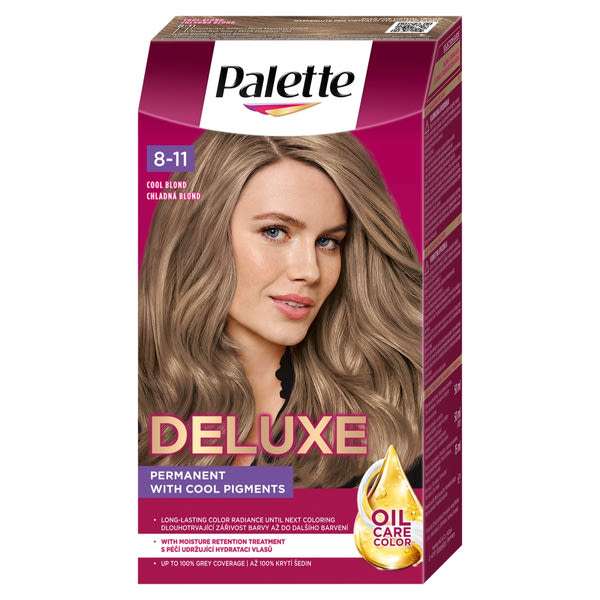 Palette Deluxe tartós hajfesték 8-11 hűvös természetes szőke - 1 db