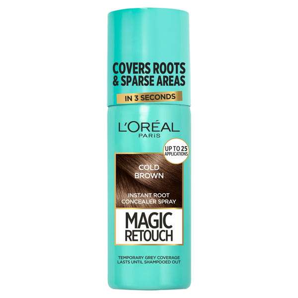 L'Oréal Paris Magic Retouch Hajtőszínező spray, jeges barna 75 ml - 1 db