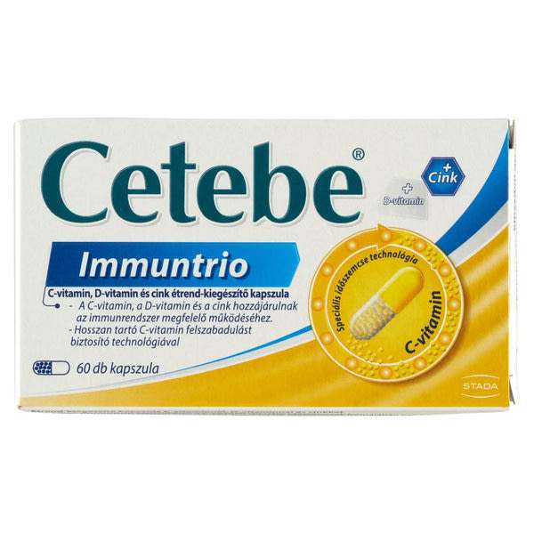 Cetebe Immuntrio étrend-kiegészítő kapszula - 60 db