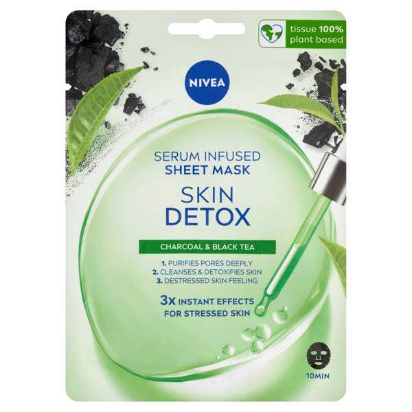 Nivea urban skin 10 méregtelenítő fátyolmaszk - 1 db