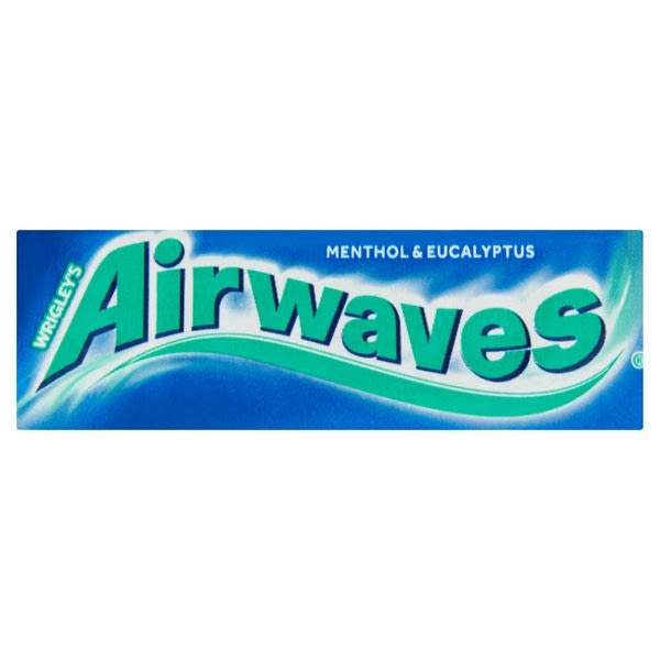 Airwaves Menthol & Eucalyptus ízesítésű rágógumi - 14 g