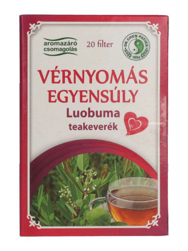Dr. Chen Patika Vérnyomás Egyensúly Luobuma teakeverék - 20 db
