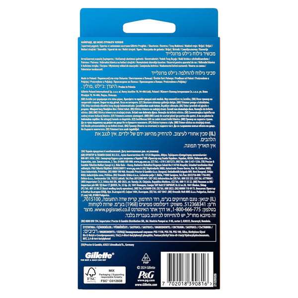 Gillette Fusion Proglide Flexball borotvakészülék + 2 db borotvabetét - 1 db