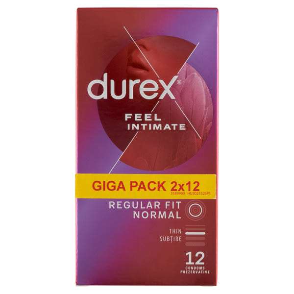 Durex Feel Intimate óvszer - 2x12 db