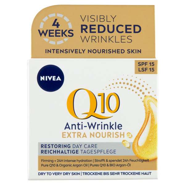 Nivea Q10 Power ránctalanító, tápláló nappali krém - 50 ml