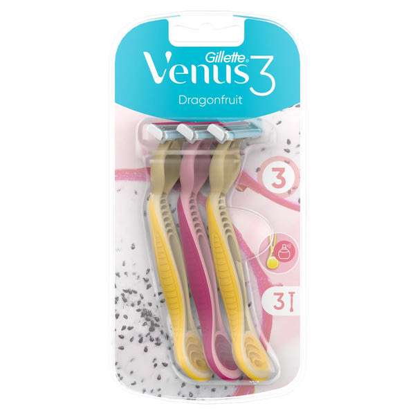 Gillette Venus Dragonfruit eldobható borotva - 3 db