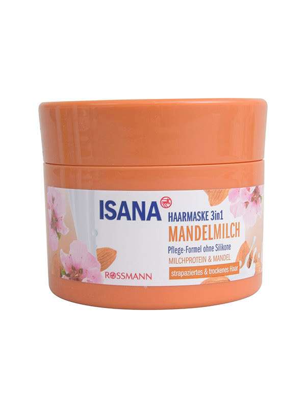 Isana Hair mandulatejjel tégelyes hajmaszk - 250 ml
