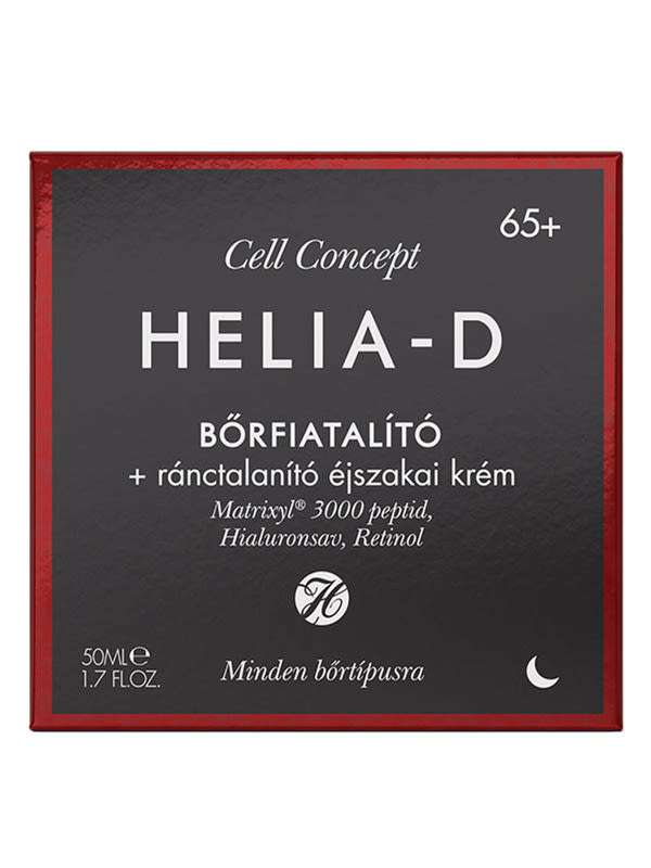 Helia-D Cell Concept bőrfiatalító + ránctalanító éjszakai krém 65+ - 50 ml