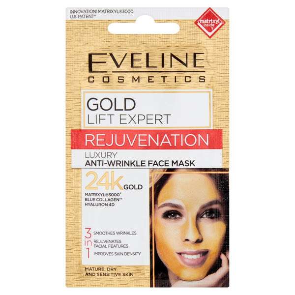 Eveline Gold Lift ránctalanító arcmaszk - 7 ml