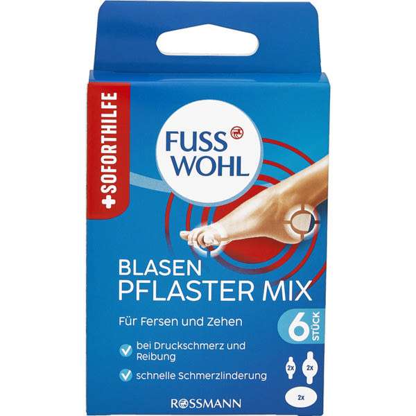 Fuss Wohl hólyagtapasz mix - 6 db